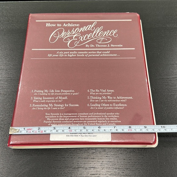 Vintage Self-Help Cassette Tape Set with Workbook - Picture 2 of 8